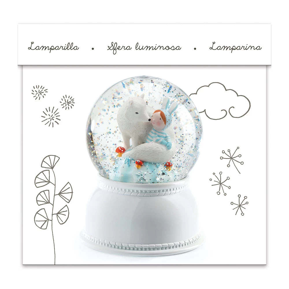 DJECO Lila & Pupi Snow Ball Night Lights - Image 5
