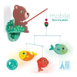 DJECO Fisherbear Wooden Mobile