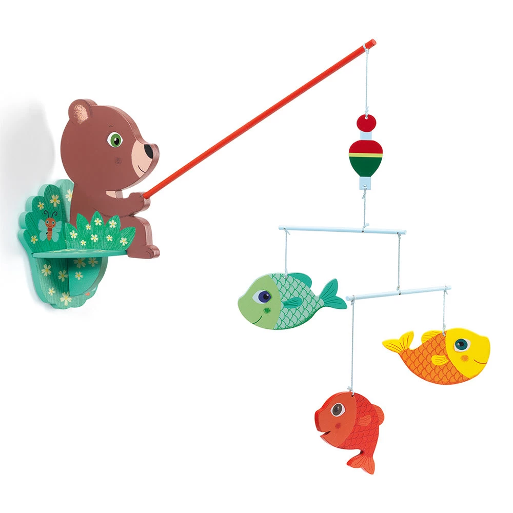 DJECO Fisherbear Wooden Mobile - Image 3
