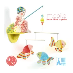 DJECO Fishergirl Wooden Mobile