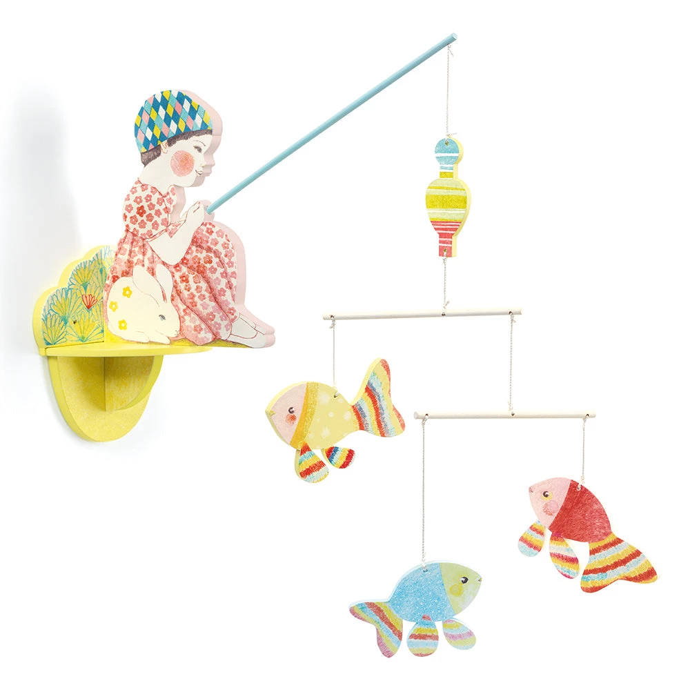 DJECO Fishergirl Wooden Mobile - Image 2