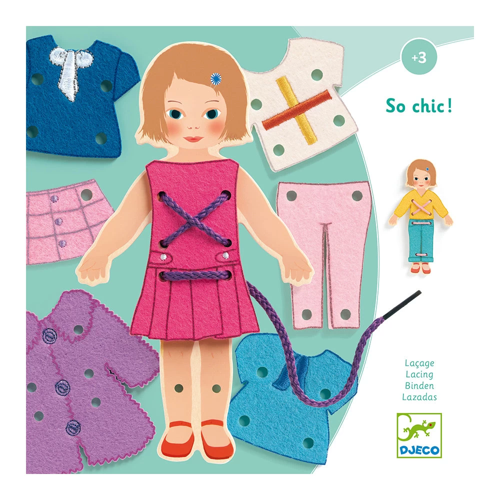 DJECO So Chic ! - Educational Wooden Games