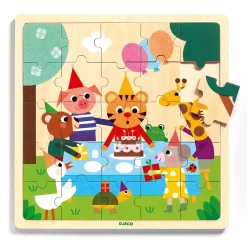 DJECO Puzzlo Happy 25pc - Wooden Puzzles