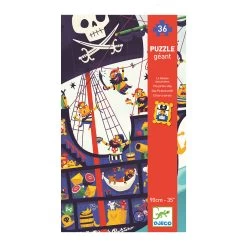 DJECO The Pirate Ship 36 Pcs Puzzles