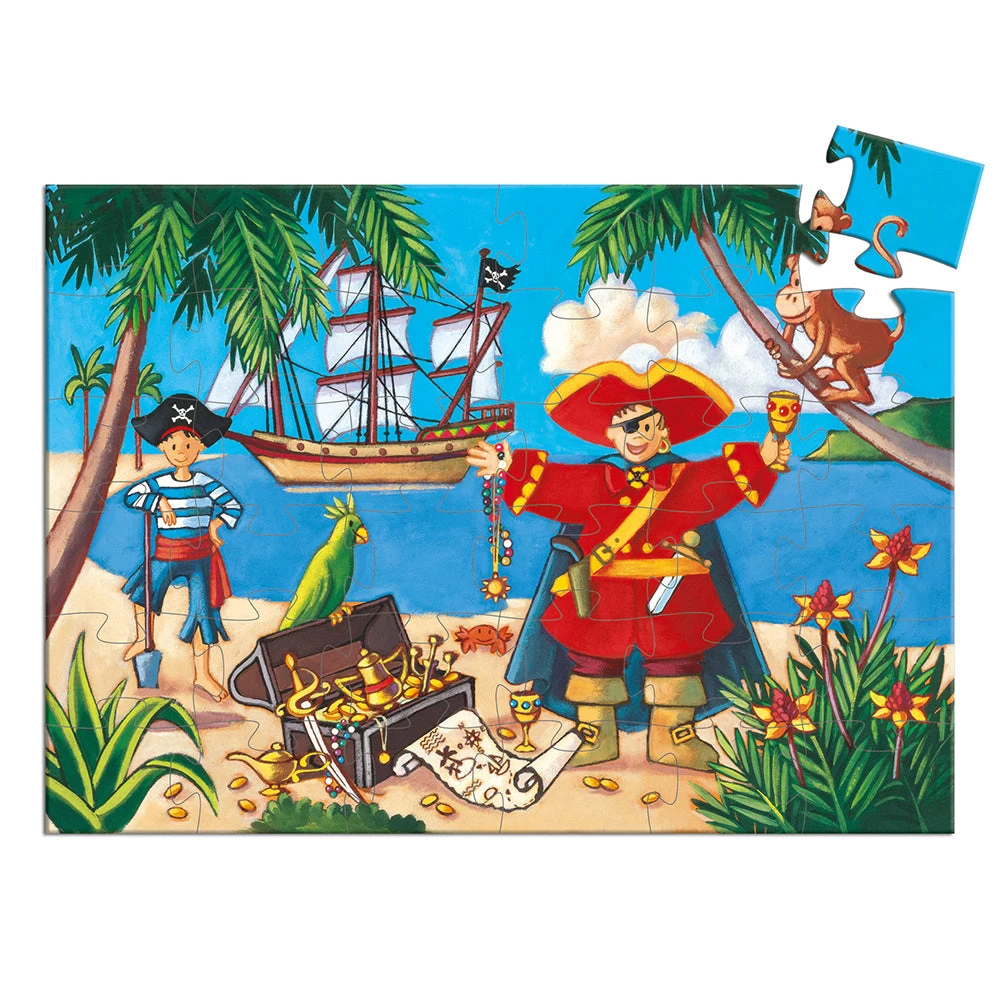 DJECO The Pirate And His Treasure - 36 Pcs Puzzles - Image 5