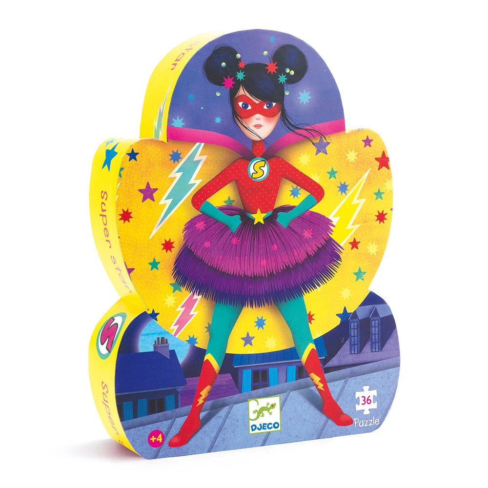 DJECO Super Star - 36 Pcs Puzzles