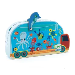 DJECO The Aquarium - 16 Pcs Puzzles