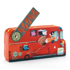 DJECO The Fire Truck - 16 Pcs Puzzles