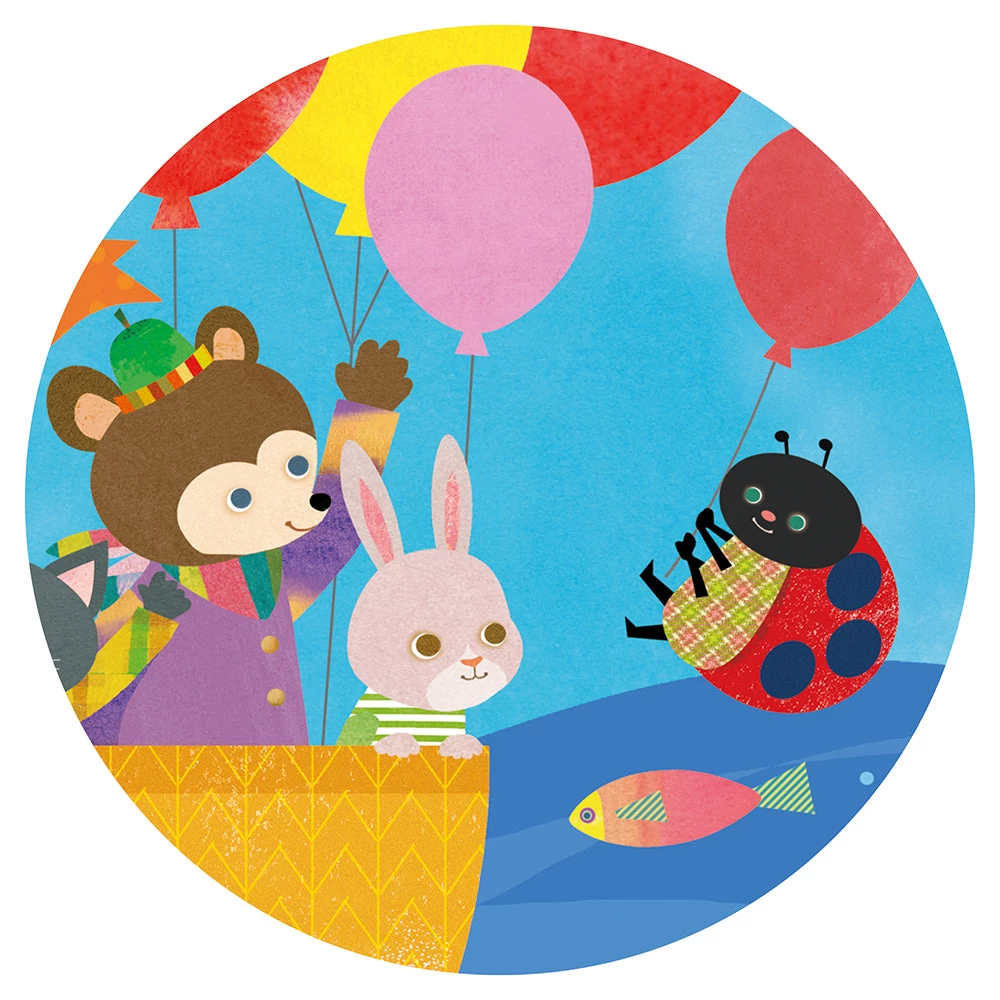 DJECO The Hot Air Balloon - 16 Pcs Puzzles - Image 3