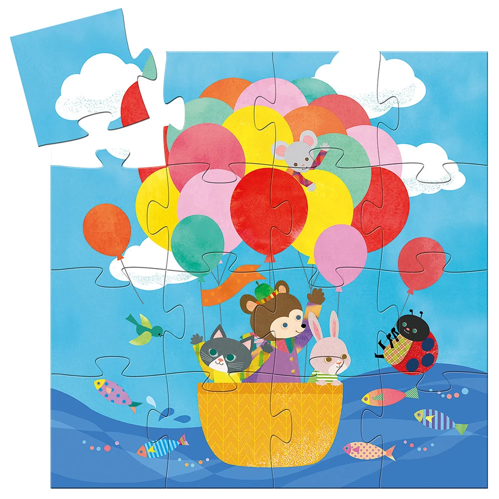 DJECO The Hot Air Balloon - 16 Pcs Puzzles - Image 5