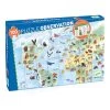 DJECO World's Animals + Booklet - 100 Pcs Puzzles