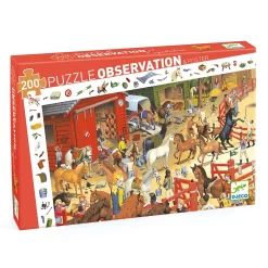 DJECO Horse Riding - 200 Pcs Puzzles