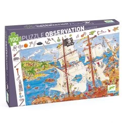 DJECO Pirates - 100 Pcs Puzzles