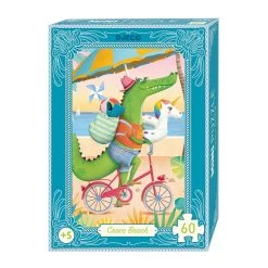 DJECO Croco Beach - 60 Pcs Puzzles