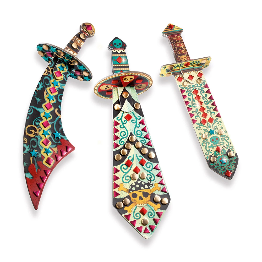 DJECO Like A Pirate Mosaics Saber DIY Artwork - Image 3