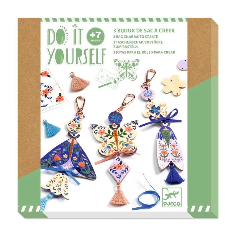 DJECO Butterflies Bag Charm DIY