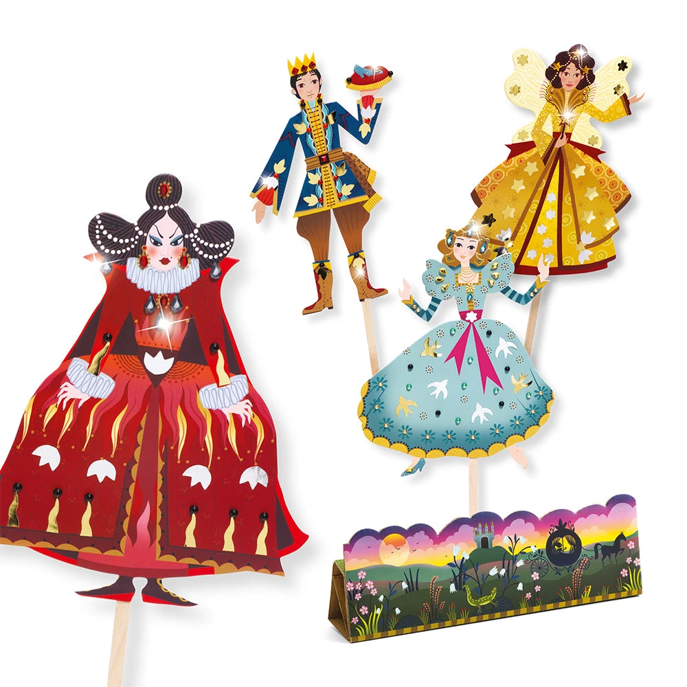 DJECO Cinderella Puppet DIY Artwork - Image 2
