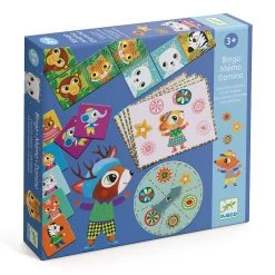 DJECO Bingo Memo Domino - Little Friends - Educational Games