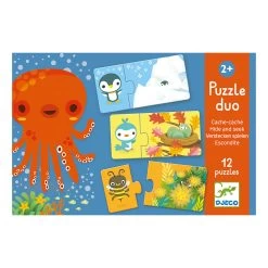 DJECO Hide And Seek Puzzle Duo - Educational Games