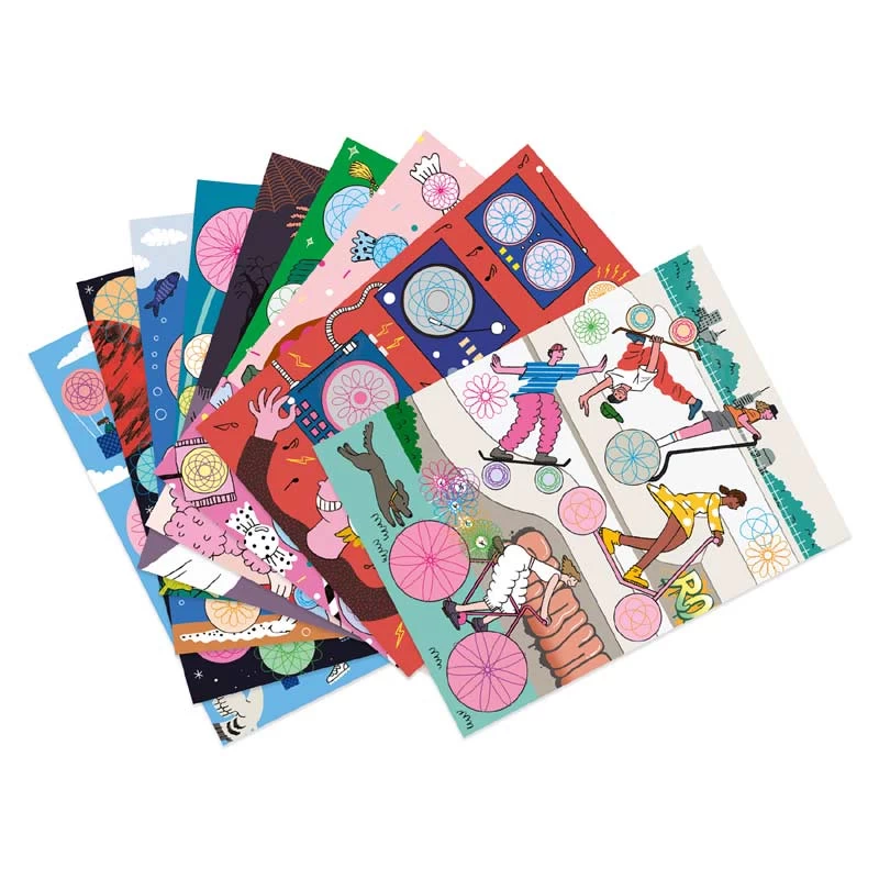 DJECO Spirals - Pad Of 10 Designs For Older Children - Image 3