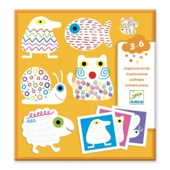 DJECO Graphism Animals For Young Children