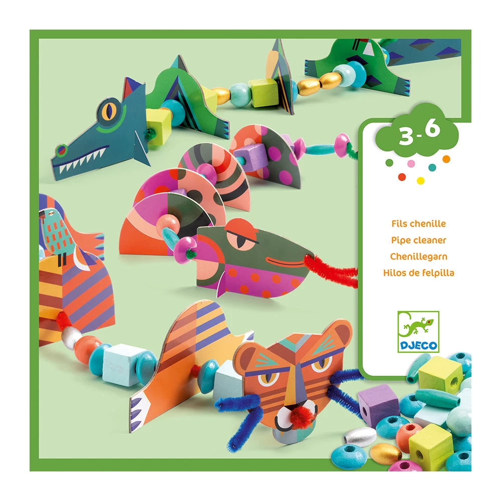 DJECO My Animals Threading For Young Children - Image 3