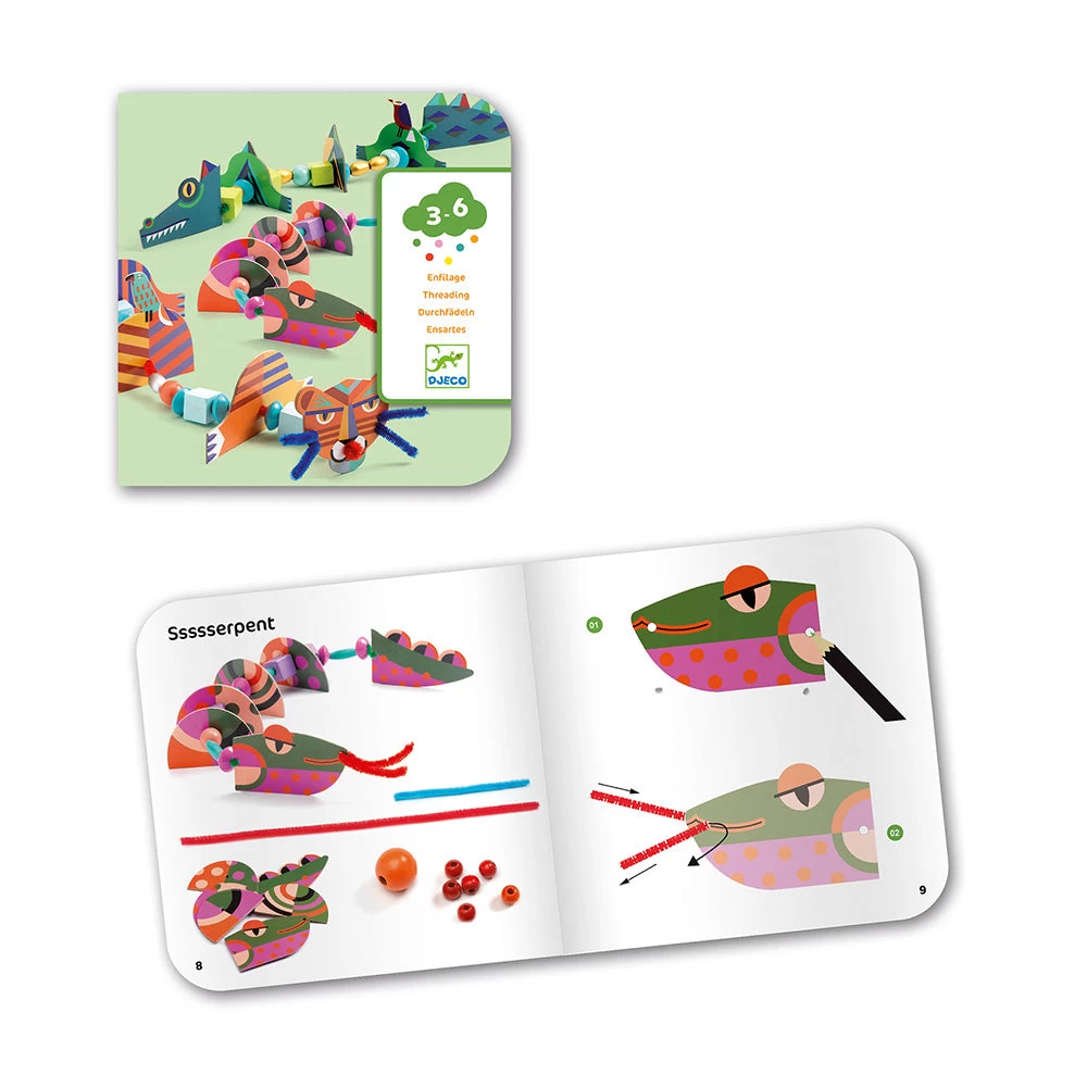 DJECO My Animals Threading For Young Children - Image 2