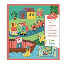 DJECO Animals Stickers For Baby