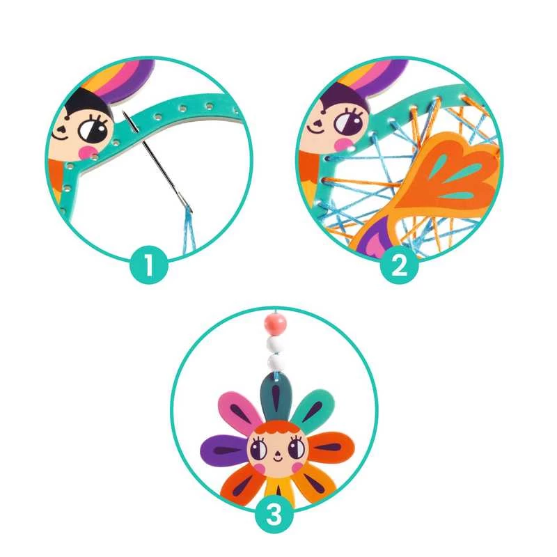 DJECO Garden Artistic String Art For Older Children - Image 2