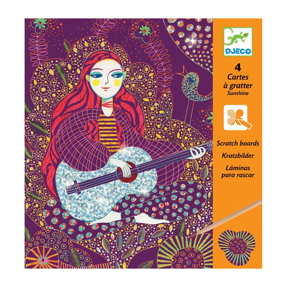 DJECO Sunshine Scratch Art