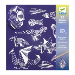 DJECO Iron Glow In The Dark Scratch Art