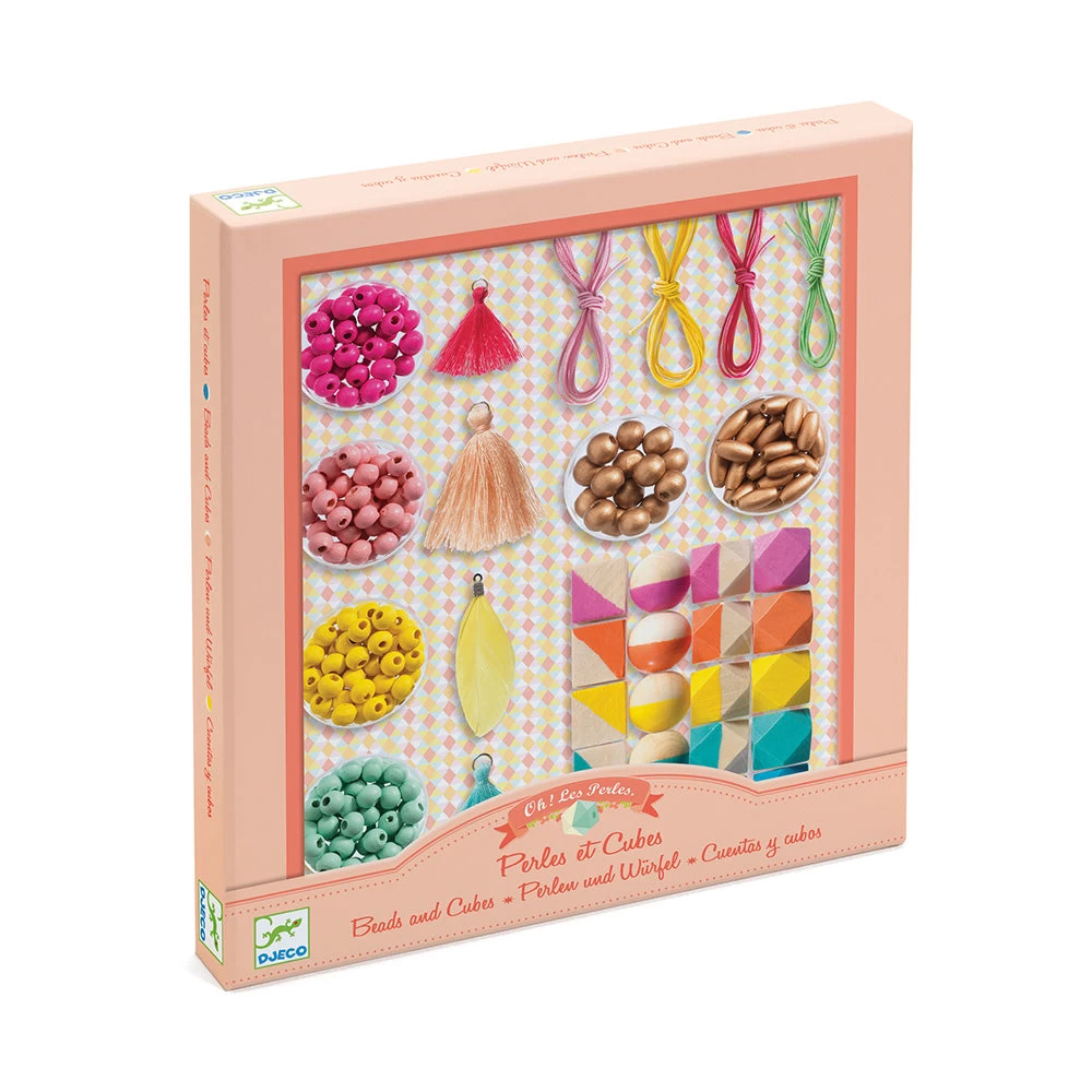 DJECO Beads And Cubes Needlework