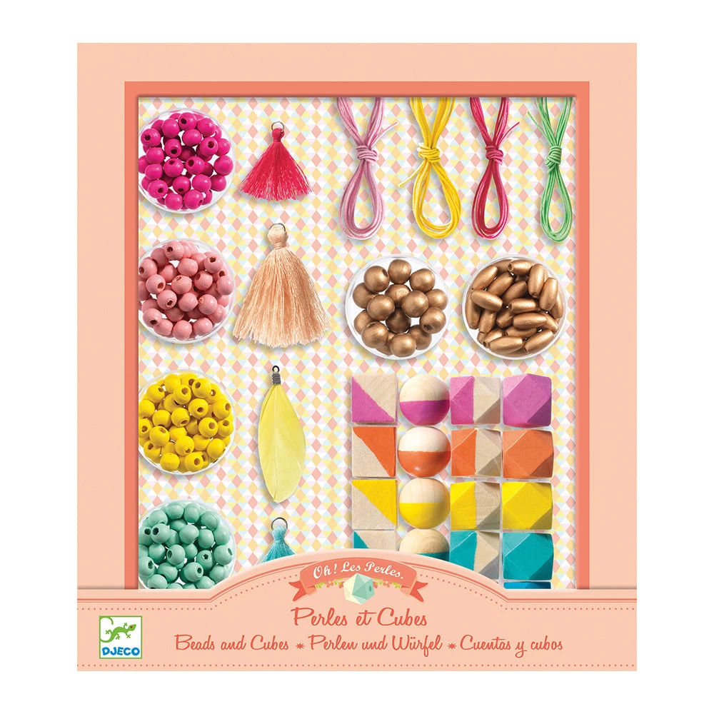 DJECO Beads And Cubes Needlework - Image 2