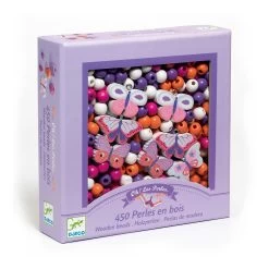 DJECO Butterflies Wooden Beads Needlework