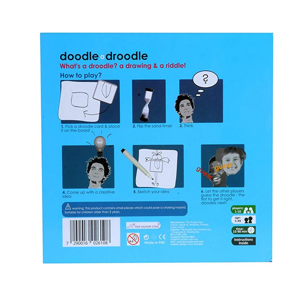 The Purple Cow Doodle A Droodle Drawing & Guessing Game - Image 3