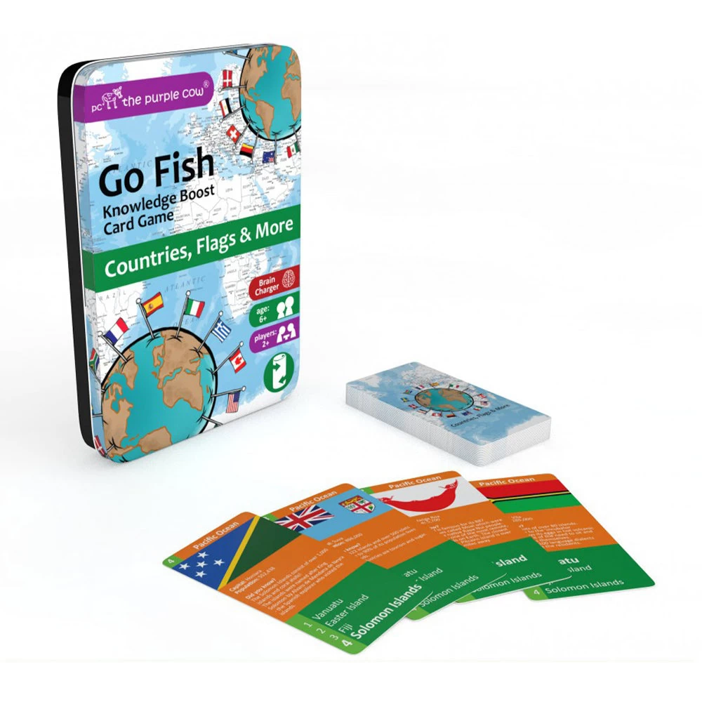 The Purple Cow GO FISH Countries, Flags & More - Image 2