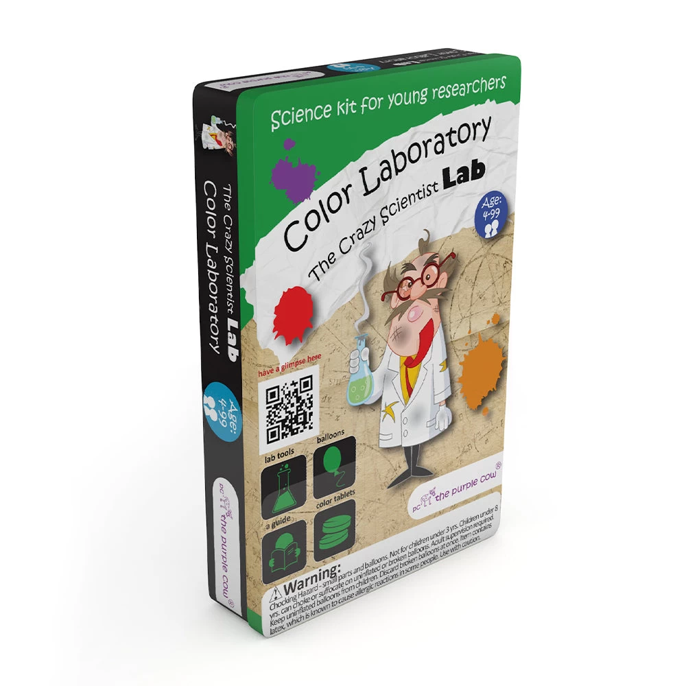 The Purple Cow Crazy Scientist LAB Color Laboratory