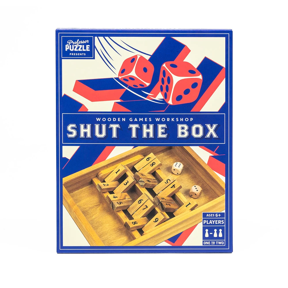 Professor Puzzle Shut The Box Wooden Board Game - Image 3